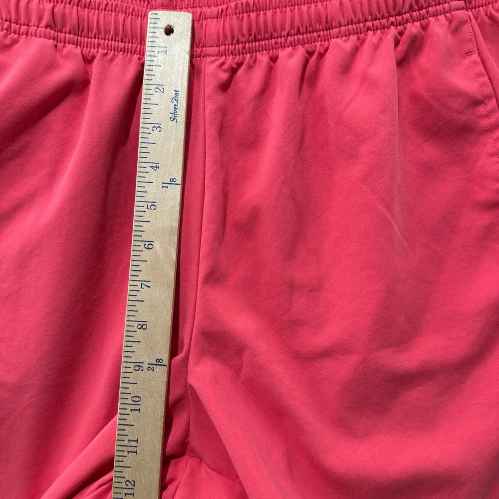 Nike Womens XL Pink Athletic Running Shorts Elastic Drawstring Waist Sporty Gym